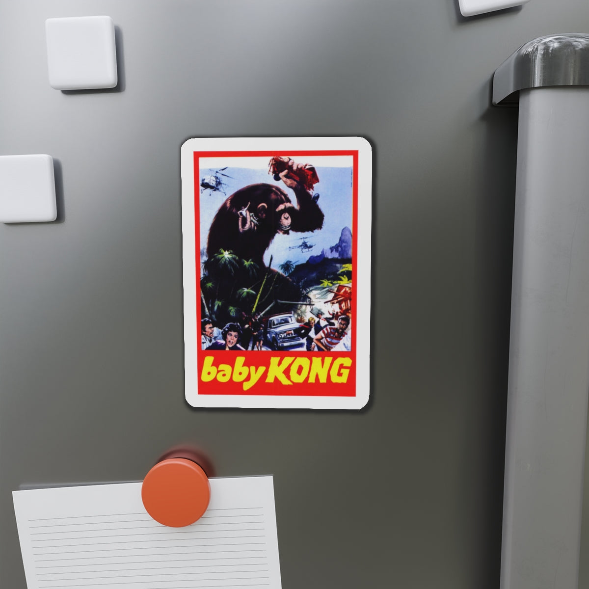 BABY KONG (UNRELEASED) 1976 Movie Poster - Die-Cut Magnet-The Sticker Space