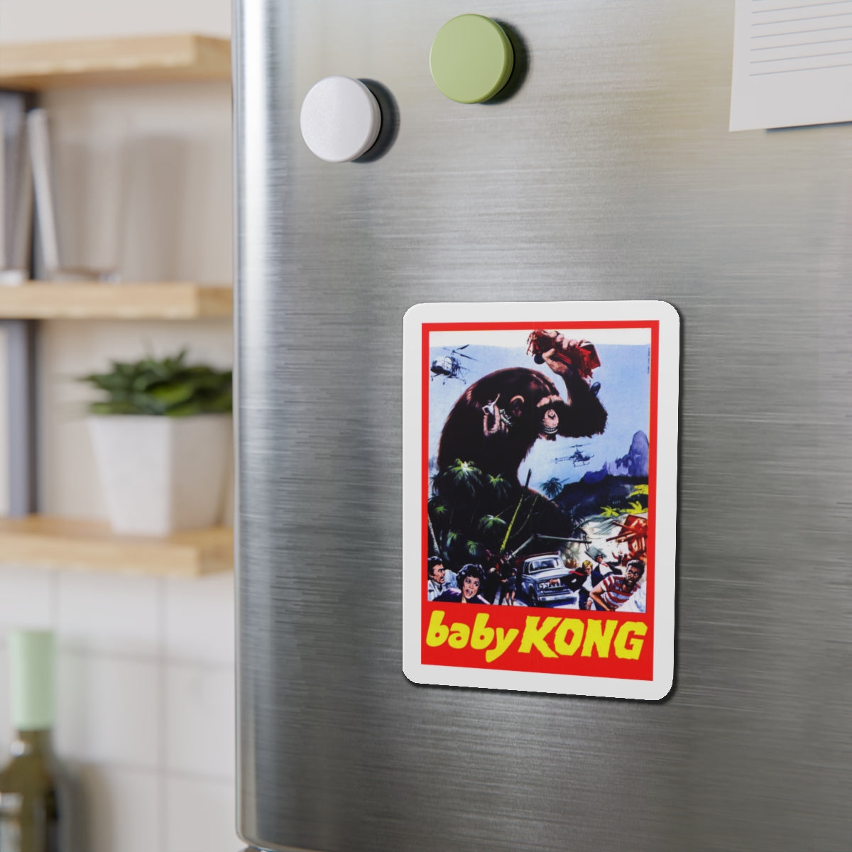 BABY KONG (UNRELEASED) 1976 Movie Poster - Die-Cut Magnet-The Sticker Space