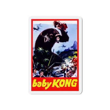 BABY KONG (UNRELEASED) 1976 Movie Poster - Die-Cut Magnet-5" x 5"-The Sticker Space