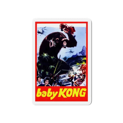 BABY KONG (UNRELEASED) 1976 Movie Poster - Refrigerator Magnet 6 Inch - The Sticker Space