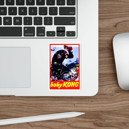 BABY KONG (UNRELEASED) 1976 Movie Poster STICKER Vinyl Die-Cut Decal-The Sticker Space