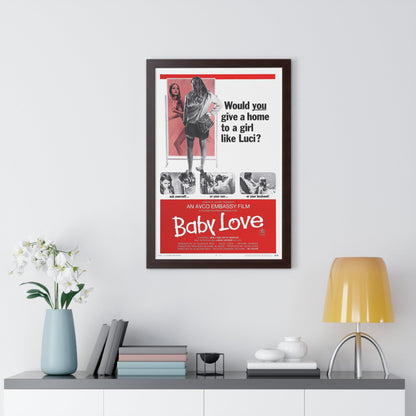 BABY LOVE 1969 - Framed Movie Poster-The Sticker Space