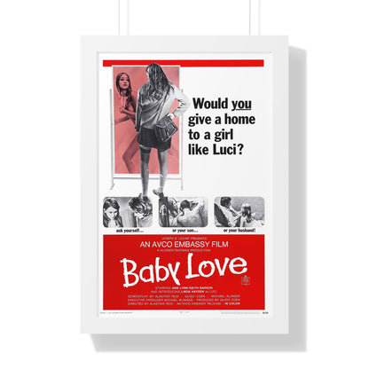 BABY LOVE 1969 - Framed Movie Poster-16″ x 24″-The Sticker Space