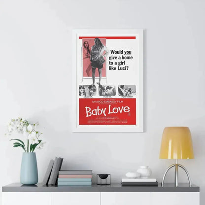 BABY LOVE 1969 - Framed Movie Poster - The Sticker Space