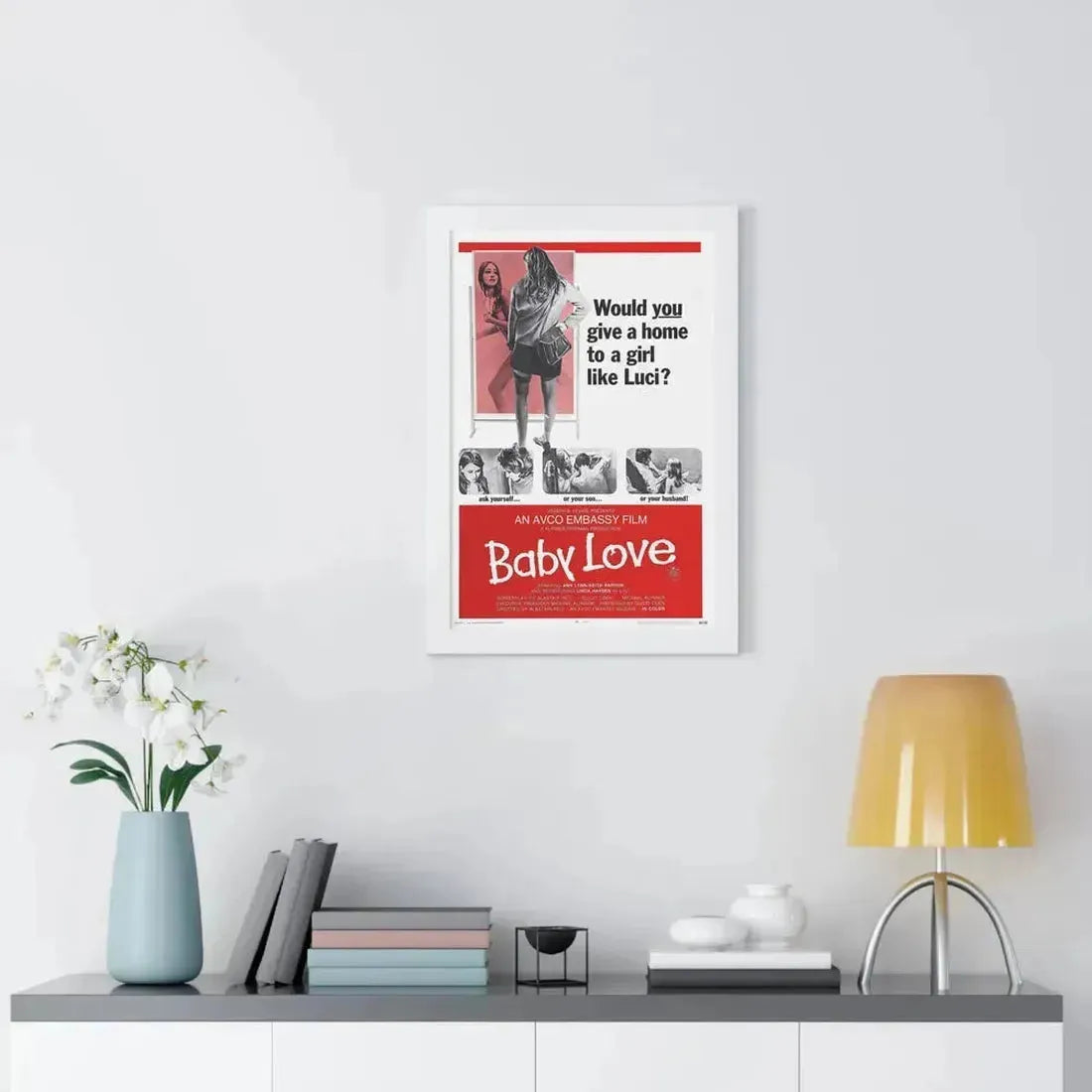 BABY LOVE 1969 - Framed Movie Poster - The Sticker Space