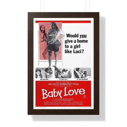 BABY LOVE 1969 - Framed Movie Poster - The Sticker Space