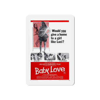 BABY LOVE 1969 Movie Poster - Die-Cut Magnet-6 × 6"-The Sticker Space