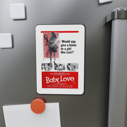 BABY LOVE 1969 Movie Poster - Die-Cut Magnet-The Sticker Space