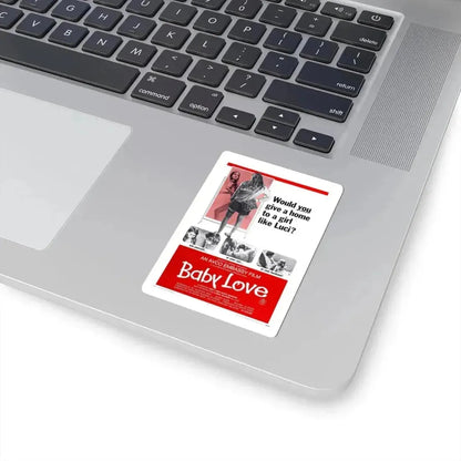 BABY LOVE 1969 Movie Poster - STICKER Vinyl Kiss-Cut Decal - The Sticker Space