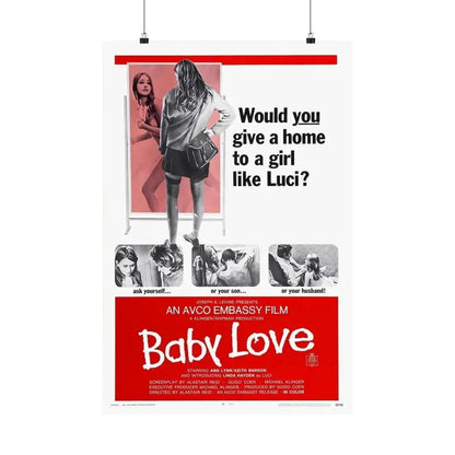 BABY LOVE 1969 - Paper Movie Poster 20″ x 30″ Matte - The Sticker Space