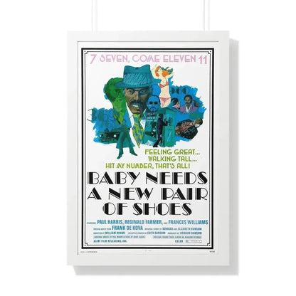 BABY NEEDS A NEW PAIR OF SHOES (JIVE TURKEY) 1974 - Framed Movie Poster - The Sticker Space
