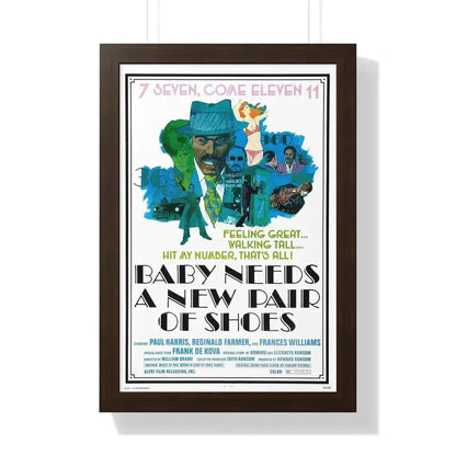 BABY NEEDS A NEW PAIR OF SHOES (JIVE TURKEY) 1974 - Framed Movie Poster - The Sticker Space