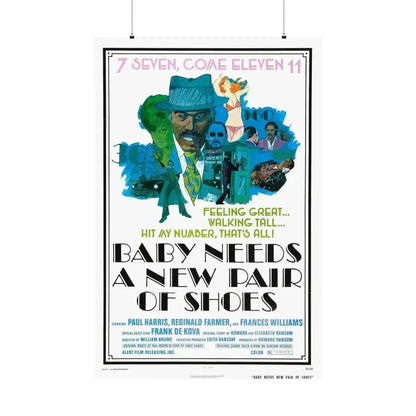 BABY NEEDS A NEW PAIR OF SHOES (JIVE TURKEY) 1974 - Paper Movie Poster 36" x 54" Matte - The Sticker Space