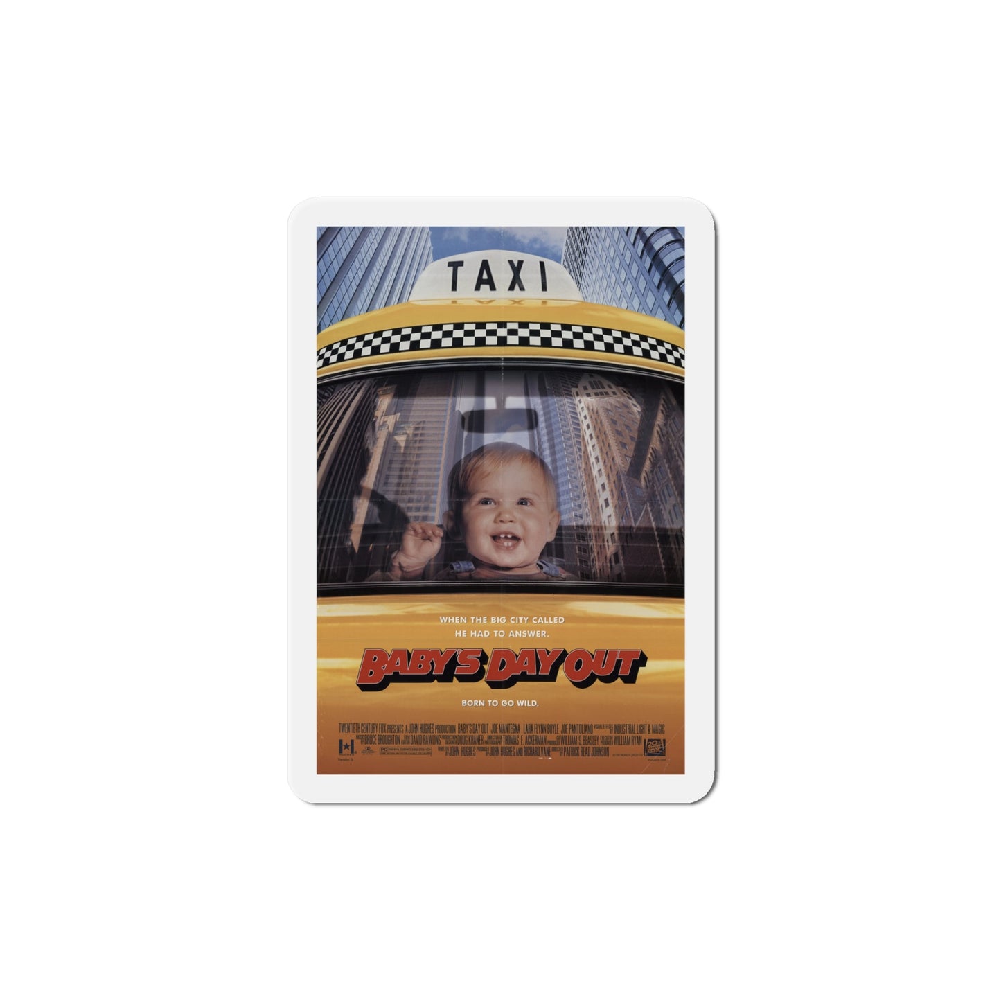 Babys Day Out 1994 Movie Poster Die-Cut Magnet-5" x 5"-The Sticker Space