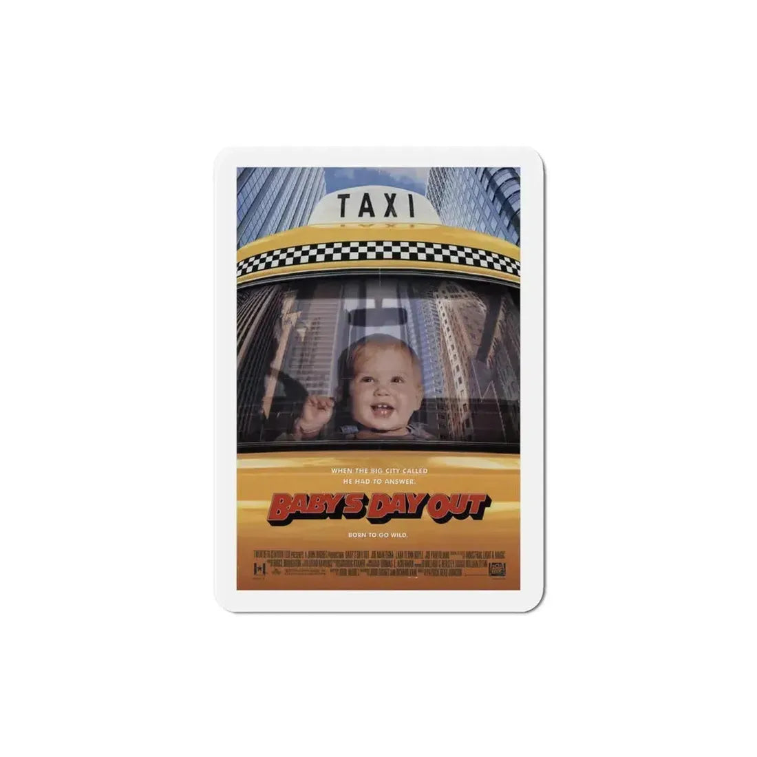 Babys Day Out 1994 Movie Poster Refrigerator Magnet 4 Inch - The Sticker Space