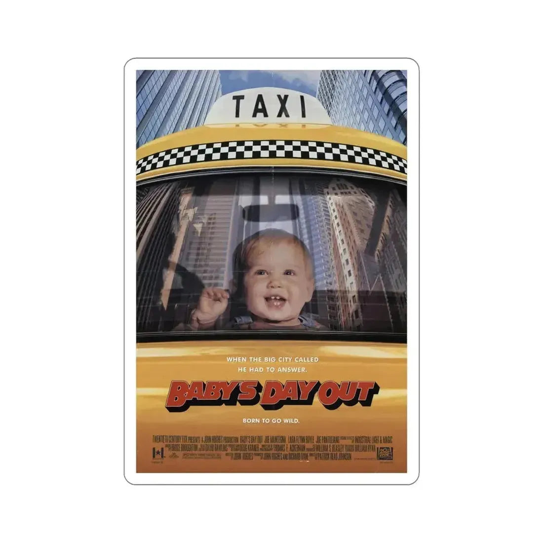 Babys Day Out 1994 Movie Poster STICKER Vinyl Die-Cut Decal - The Sticker Space