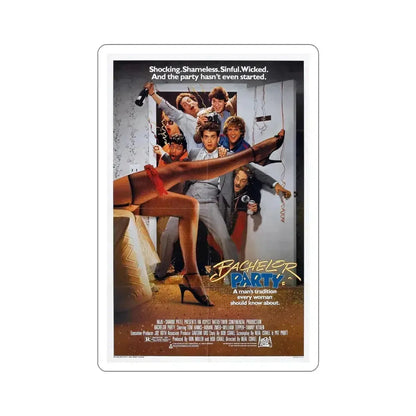 Bachelor Party 1984 Movie Poster STICKER Vinyl Die-Cut Decal 4 Inch - The Sticker Space