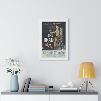 BACK FROM THE DEAD 1957 - Framed Movie Poster-The Sticker Space