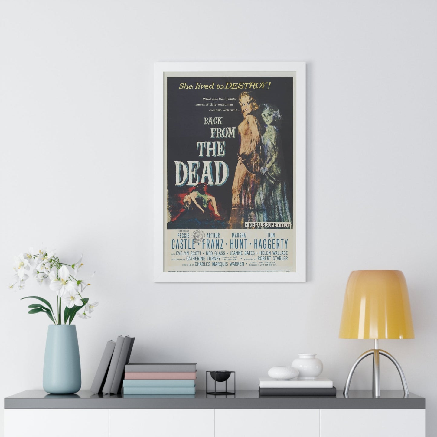 BACK FROM THE DEAD 1957 - Framed Movie Poster-The Sticker Space