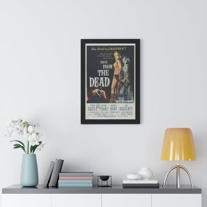 BACK FROM THE DEAD 1957 - Framed Movie Poster-The Sticker Space