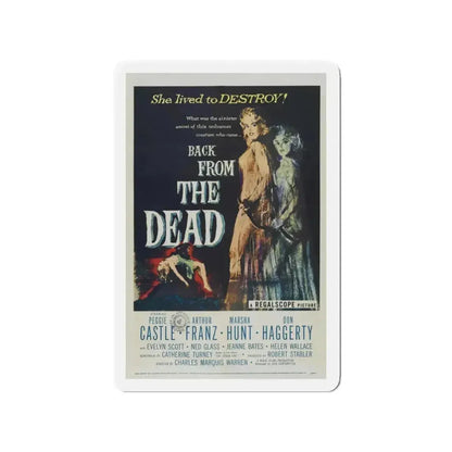 BACK FROM THE DEAD 1957 Movie Poster - Refrigerator Magnet - The Sticker Space