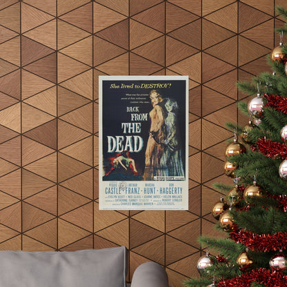 BACK FROM THE DEAD 1957 - Paper Movie Poster-The Sticker Space