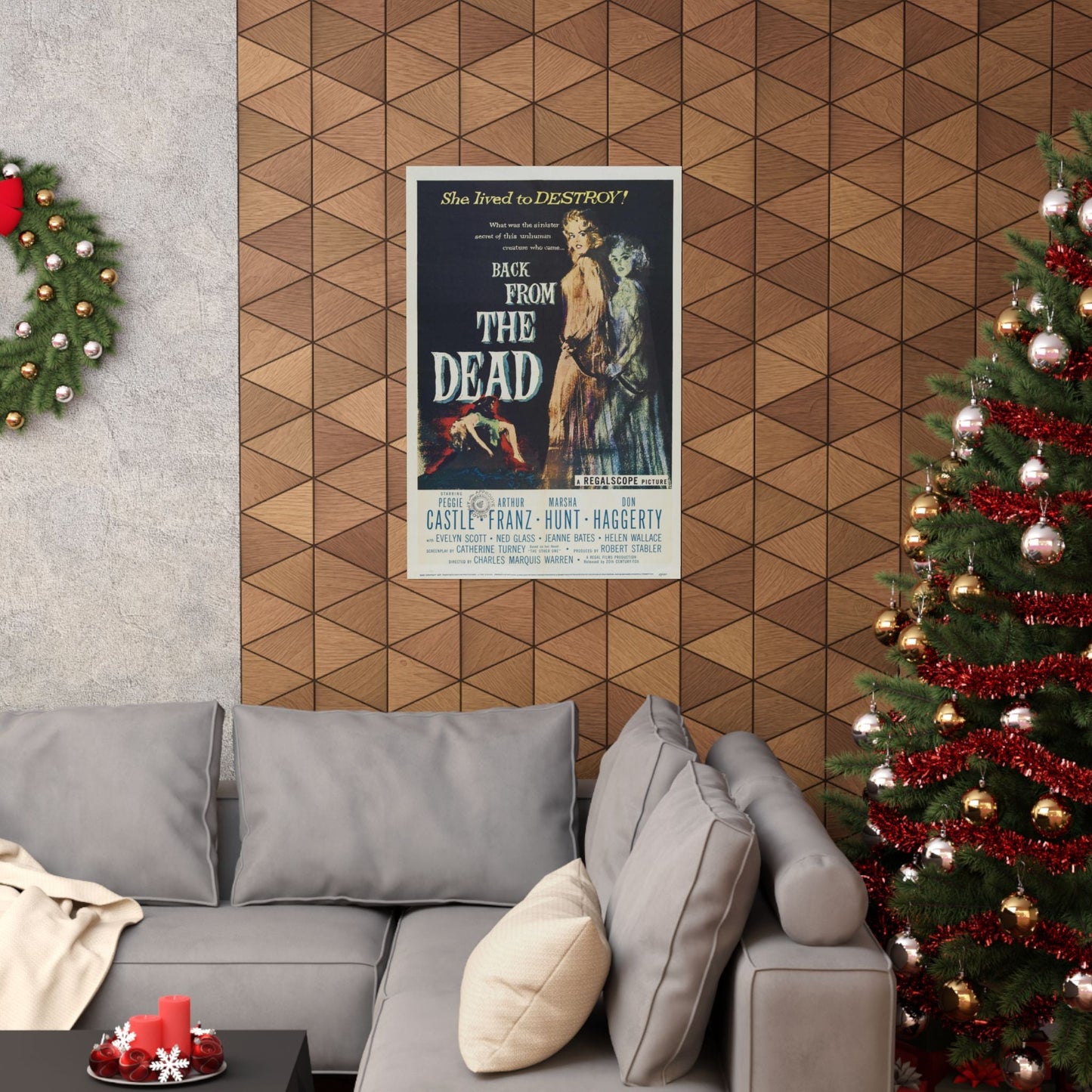 BACK FROM THE DEAD 1957 - Paper Movie Poster-The Sticker Space