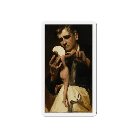 Back There in the Grass, Collier's illustration (Magazine Illustration) Refrigerator Magnet 6 Inch Die-Cut - The Sticker Space