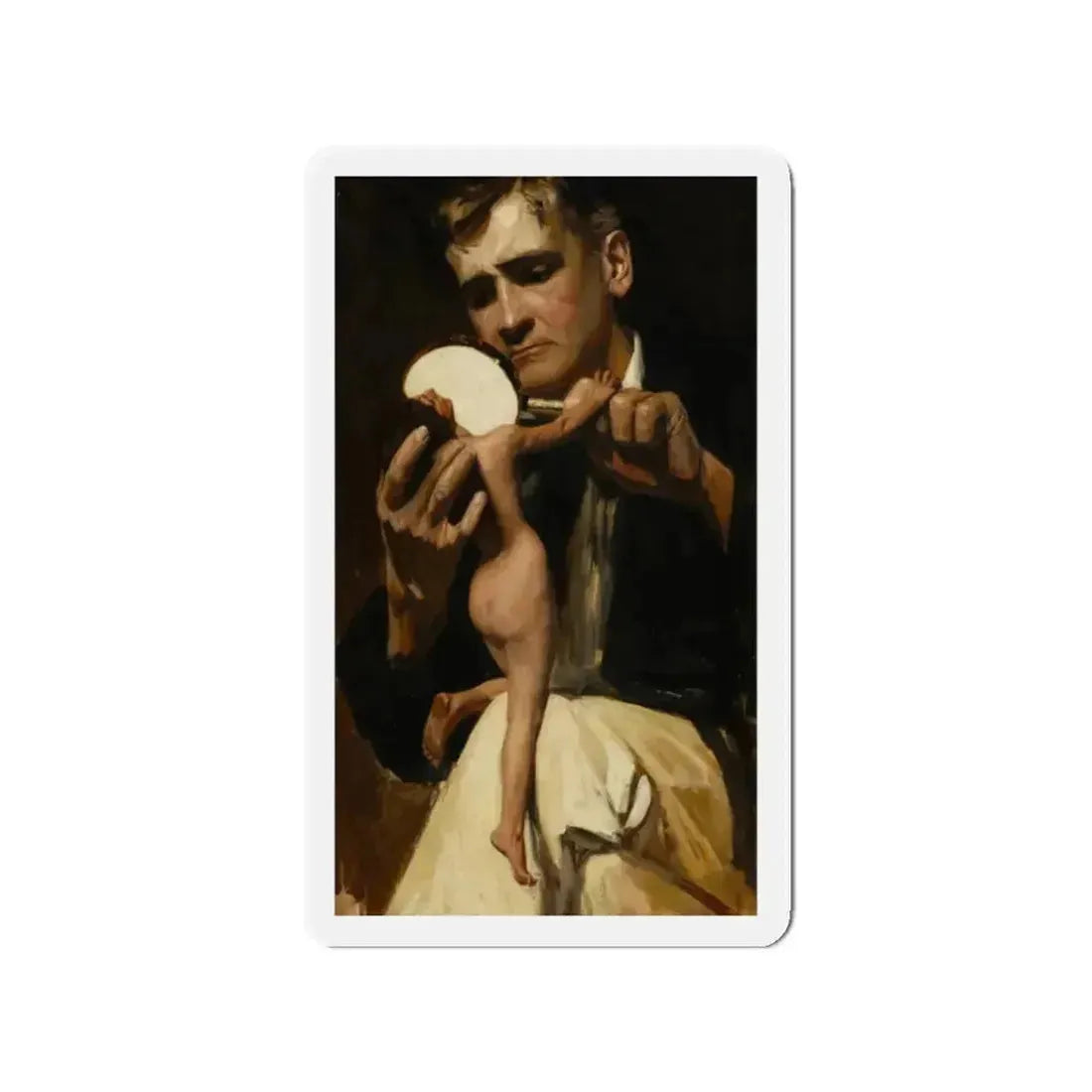 Back There in the Grass, Collier's illustration (Magazine Illustration) Refrigerator Magnet - The Sticker Space