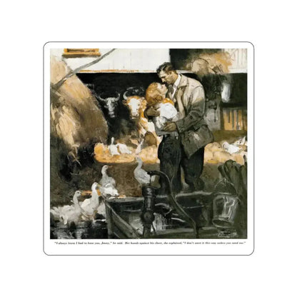 Back To Bearing, Ladies' Home Journal, June 1938 (Magazine Illustration) STICKER Vinyl Die-Cut Decal White Die-Cut 2 Inch - The Sticker Space