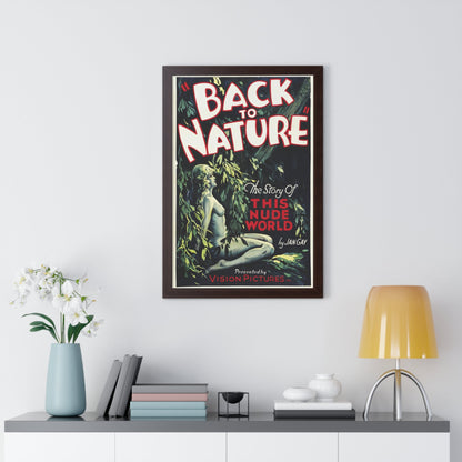 BACK TO NATURE 1933 - Framed Movie Poster-The Sticker Space