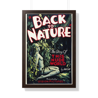 BACK TO NATURE 1933 - Framed Movie Poster-20" x 30"-The Sticker Space