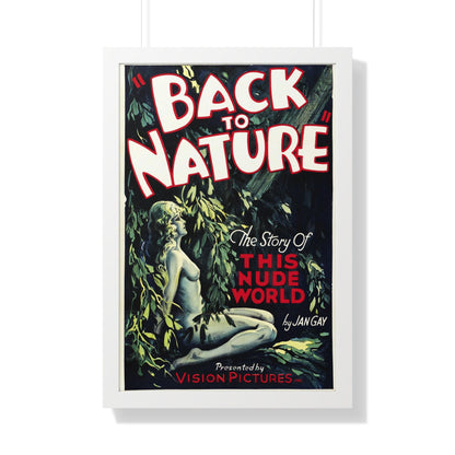 BACK TO NATURE 1933 - Framed Movie Poster-20" x 30"-The Sticker Space