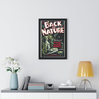 BACK TO NATURE 1933 - Framed Movie Poster-The Sticker Space