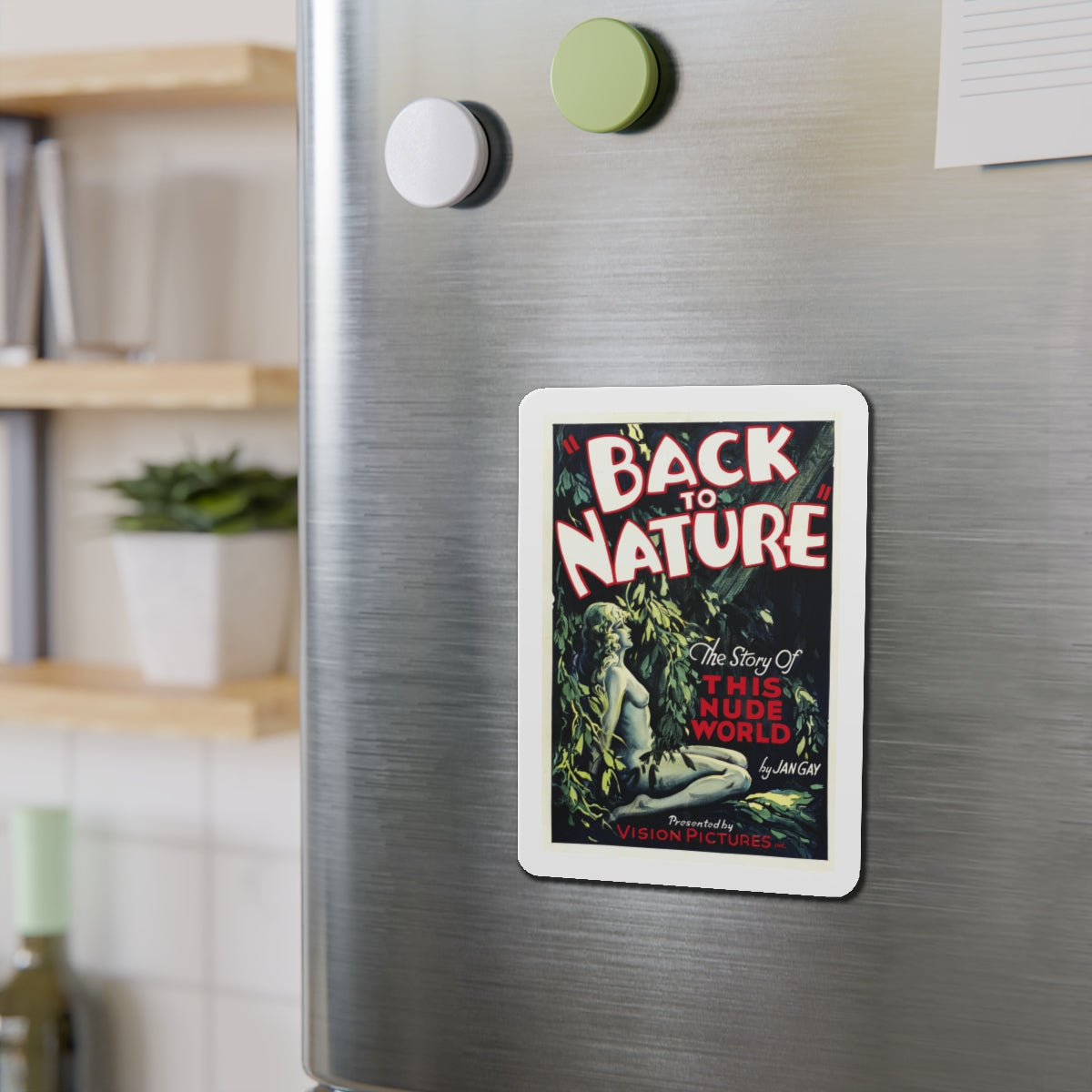 BACK TO NATURE 1933 Movie Poster - Die-Cut Magnet-The Sticker Space