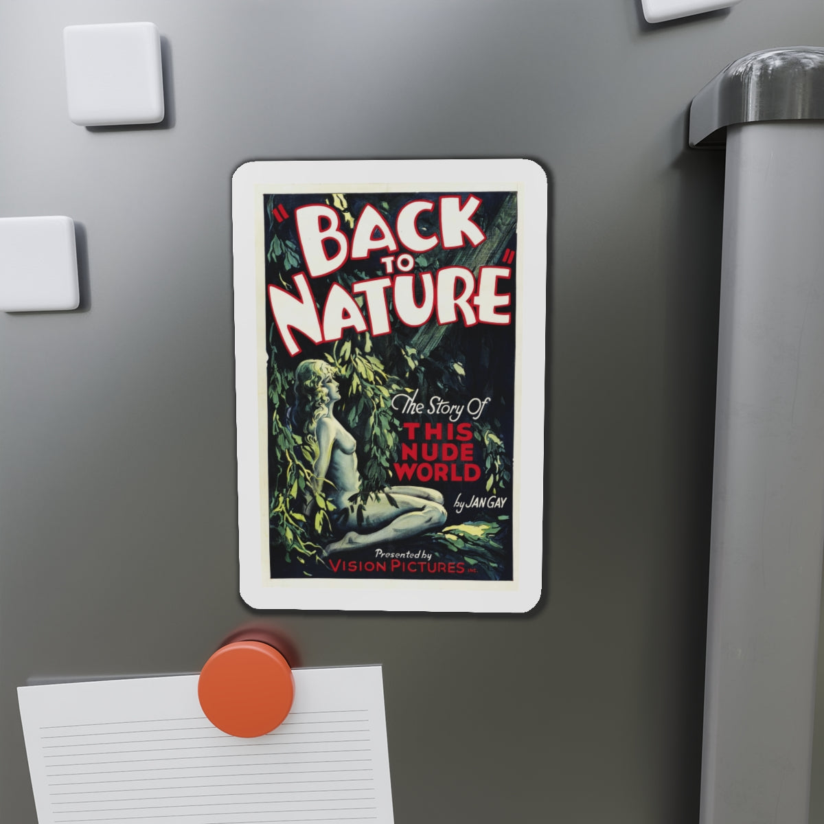 BACK TO NATURE 1933 Movie Poster - Die-Cut Magnet-The Sticker Space