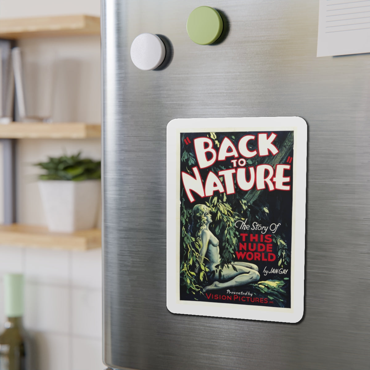 BACK TO NATURE 1933 Movie Poster - Die-Cut Magnet-The Sticker Space