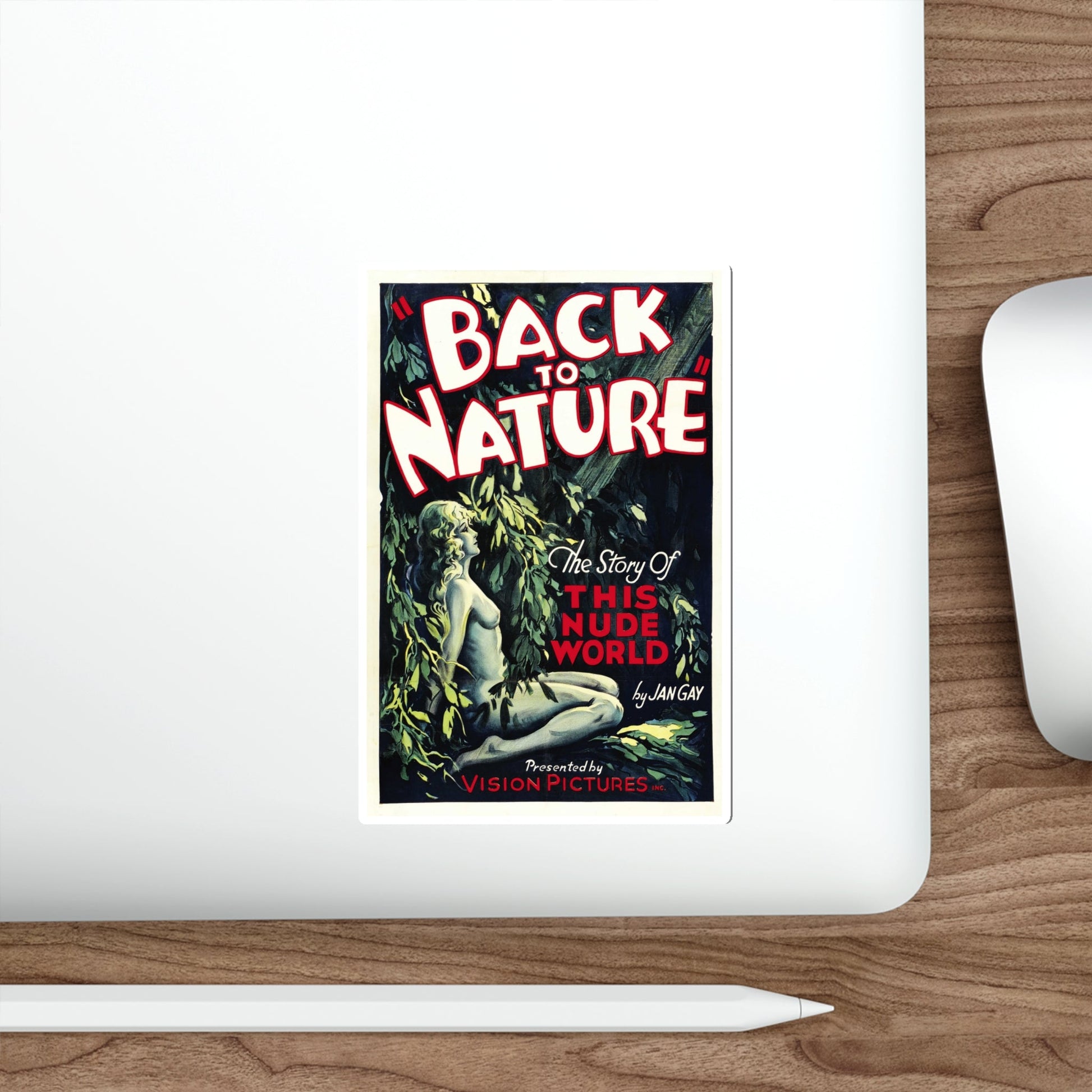 BACK TO NATURE 1933 Movie Poster STICKER Vinyl Die-Cut Decal-The Sticker Space