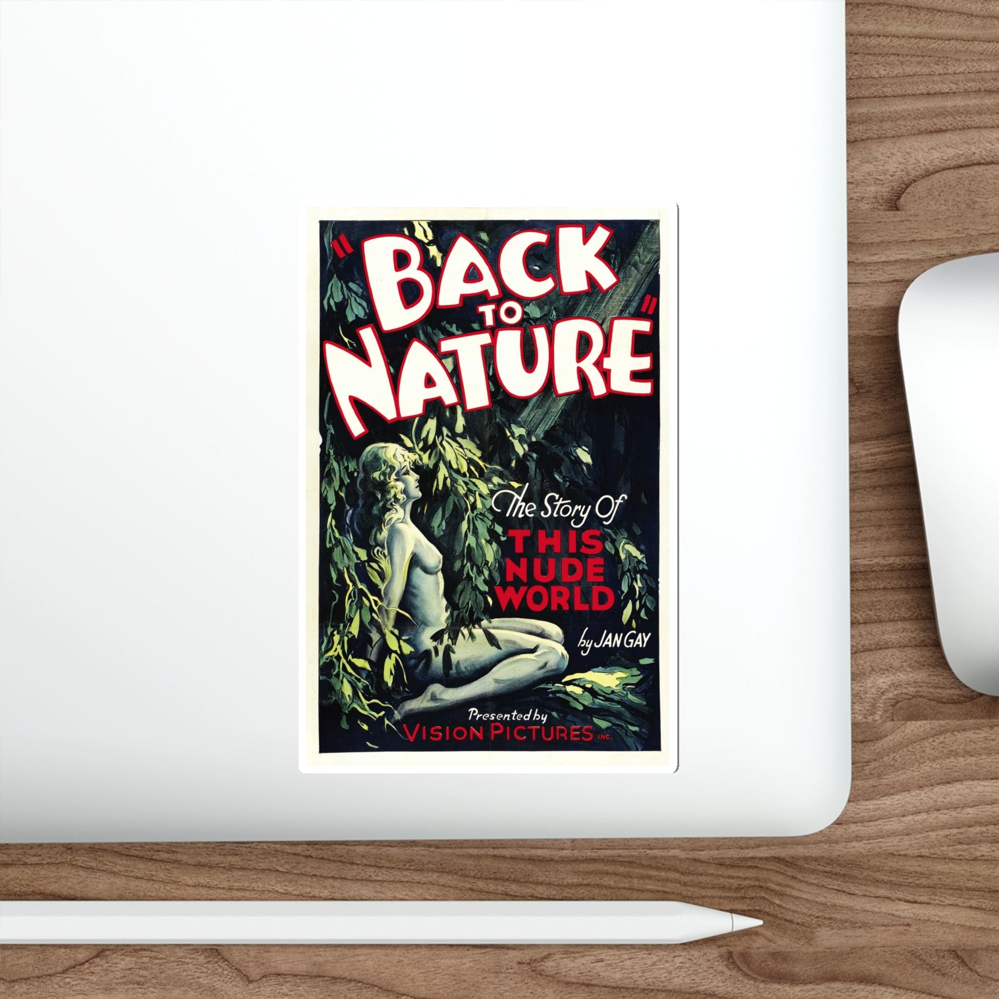 BACK TO NATURE 1933 Movie Poster STICKER Vinyl Die-Cut Decal-The Sticker Space