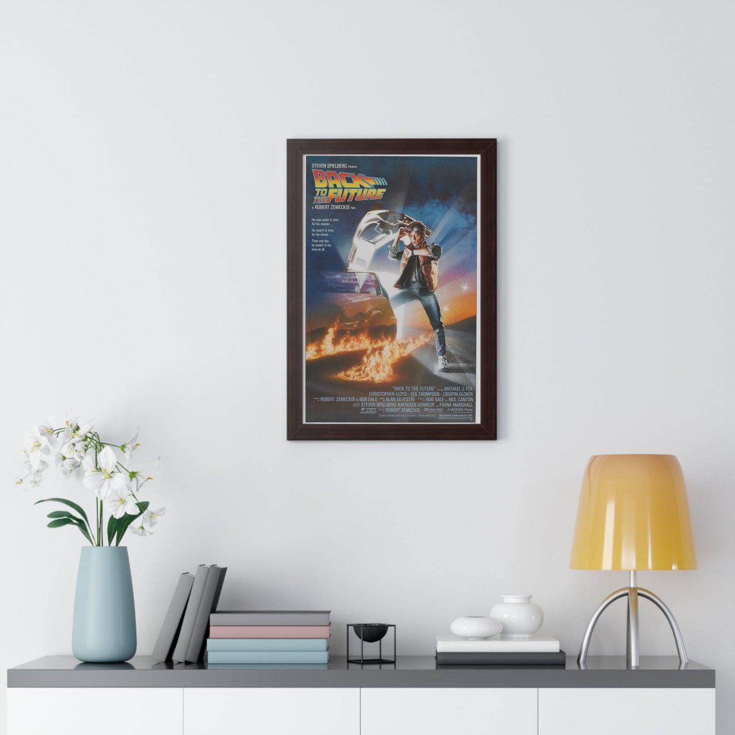 BACK TO THE FUTURE 1985 - Framed Movie Poster-The Sticker Space