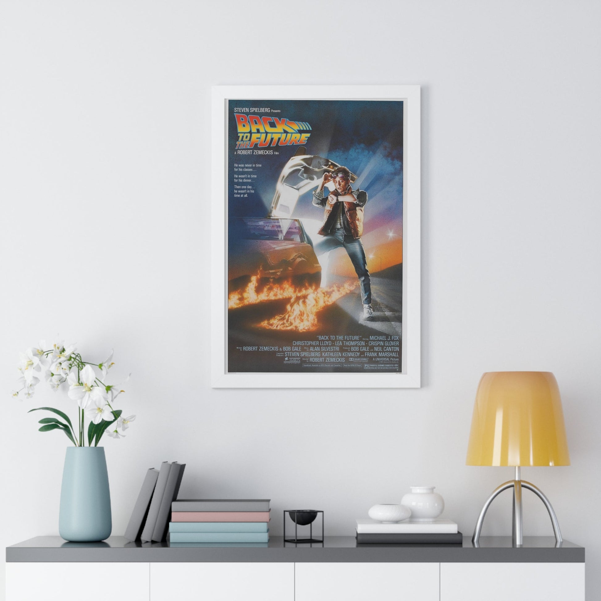 BACK TO THE FUTURE 1985 - Framed Movie Poster-The Sticker Space