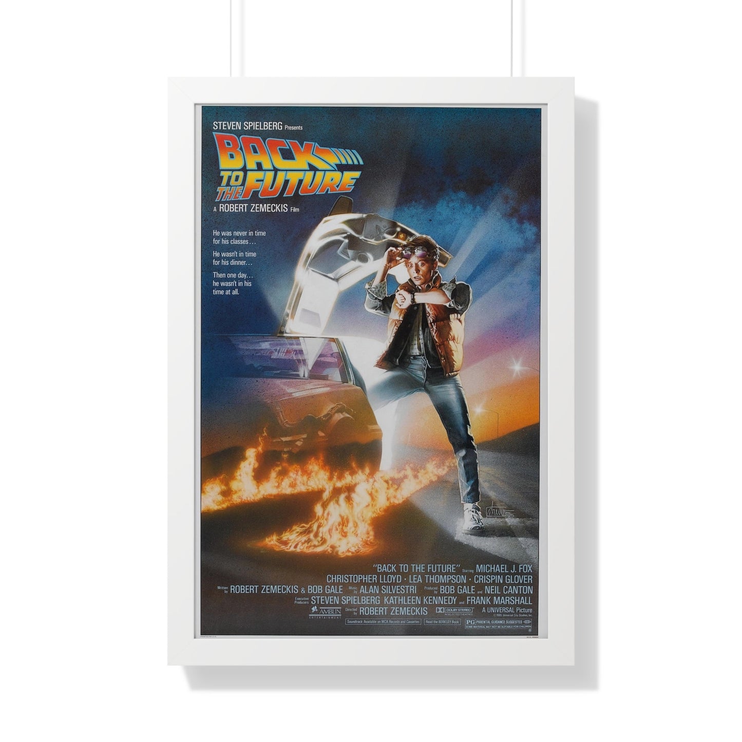 BACK TO THE FUTURE 1985 - Framed Movie Poster-20" x 30"-The Sticker Space