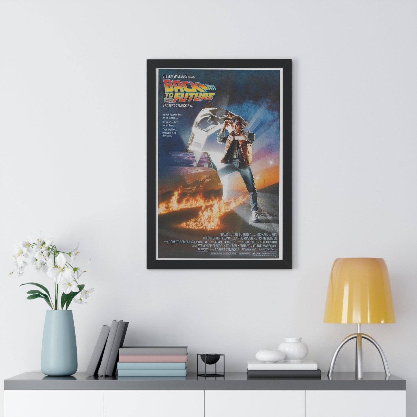 BACK TO THE FUTURE 1985 - Framed Movie Poster-The Sticker Space