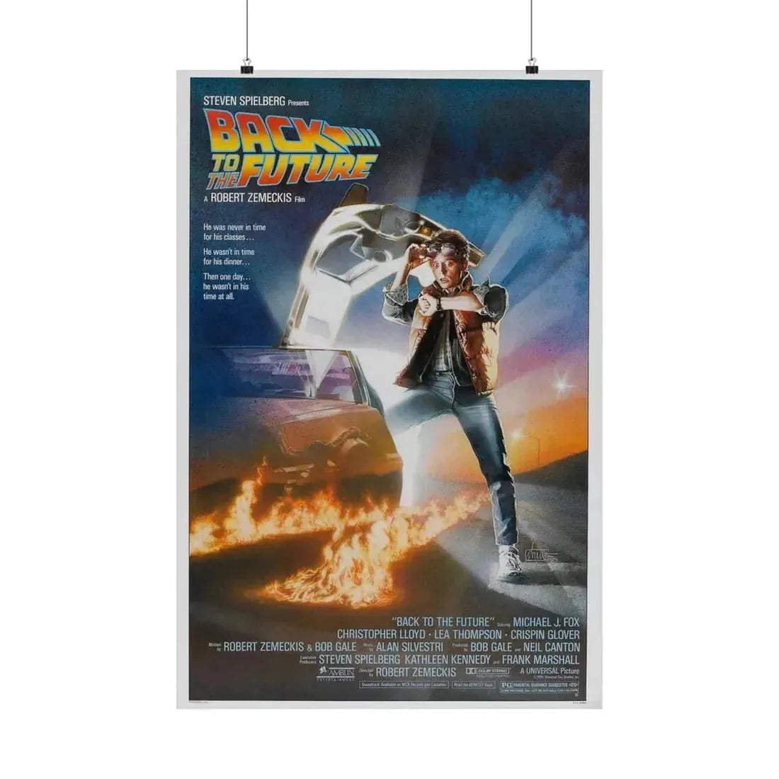 BACK TO THE FUTURE 1985 - Paper Movie Poster 24″ x 36″ Matte - The Sticker Space