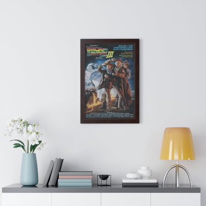 BACK TO THE FUTURE III 1990 - Framed Movie Poster-The Sticker Space