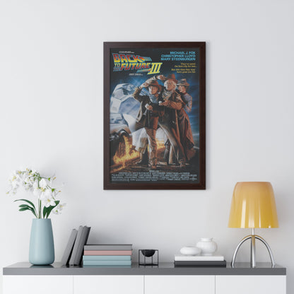 BACK TO THE FUTURE III 1990 - Framed Movie Poster-The Sticker Space