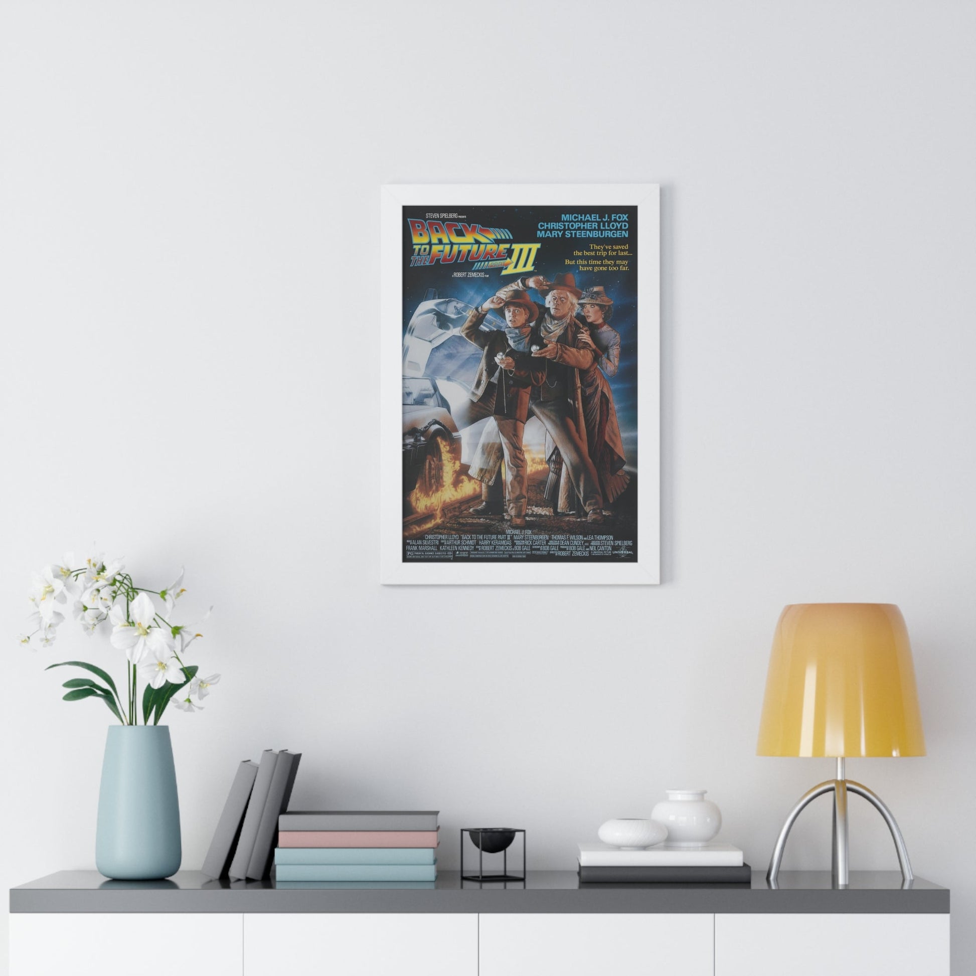 BACK TO THE FUTURE III 1990 - Framed Movie Poster-The Sticker Space