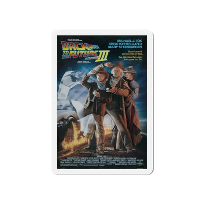 BACK TO THE FUTURE III 1990 Movie Poster - Refrigerator Magnet - The Sticker Space