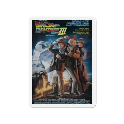 BACK TO THE FUTURE III 1990 Movie Poster - Refrigerator Magnet - The Sticker Space