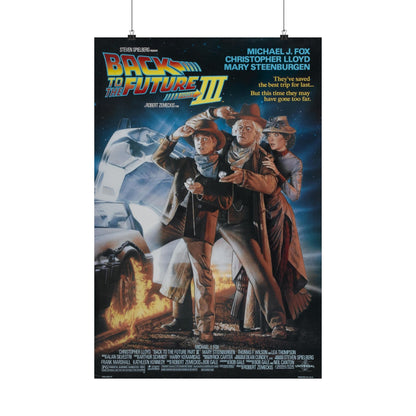 BACK TO THE FUTURE III 1990 - Paper Movie Poster-20″ x 30″-The Sticker Space